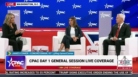 FULL INTERVIEW: Alina Habba and James Comer CPAC 2025 Day One - 2/20/25