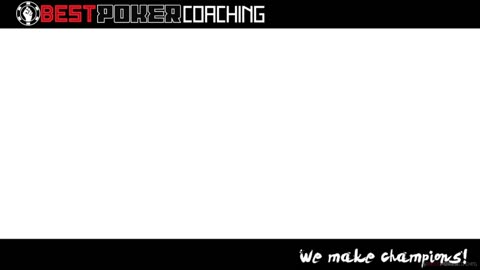 BEST POKER COACHING SPIN & GO ADVANCED MASTERCLASS