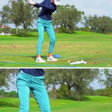 #1 Female golfer in the world practice session #golf #golfer #best #female #professional #swing