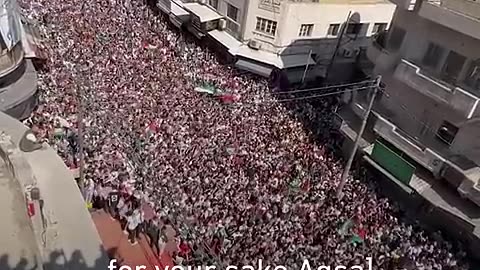 Mass protests for Palestine erupt in Amman, Jordan