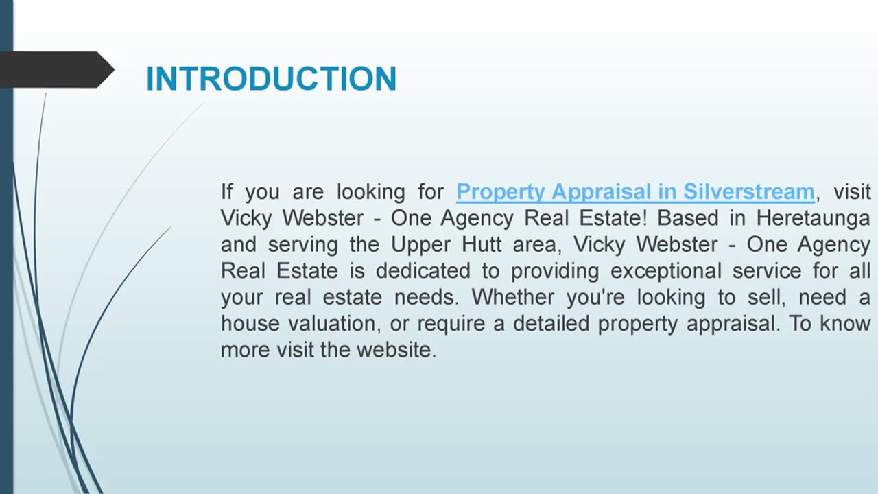 If you are looking for Property Appraisal in Silverstream