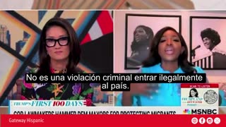 Rep. Jasmine Crockett: "it´s not a crime to enter the country illegally"