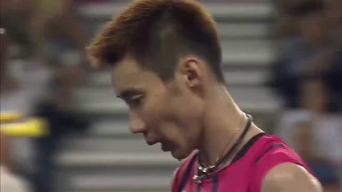 2014仁川亞運男團SF MS李宗偉Lee Chong Wei(MAS)vs LinDan(CHN)1-3