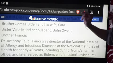 Biden's pardons. Cant get them, then everyone around them!