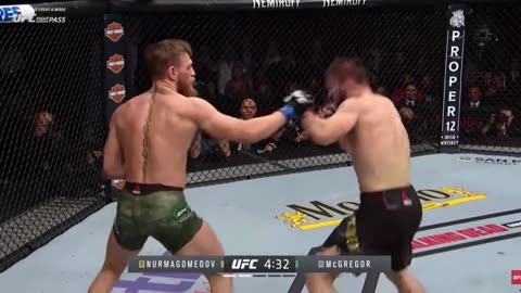 Khabib drops Conor in the 2nd round