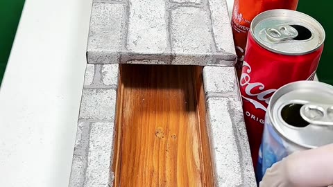 The crush test Nestle Peach vs Coke! #viral #shorts #trending