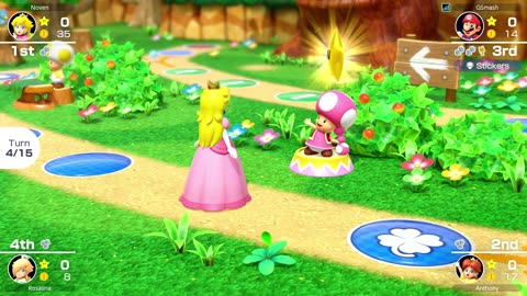 #MarioPartySuperstars Woody's Woods Online Game Fifteen Turns Part Two