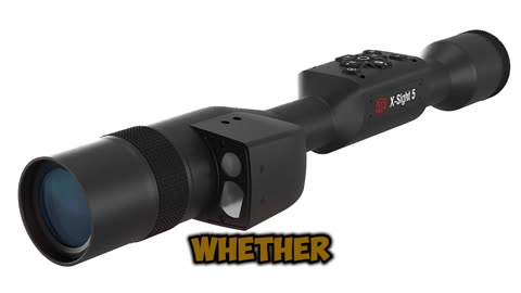 ATN X-Sight 5 LRF 5-25x UHD Smart Day/Night Hunting Rifle Scope