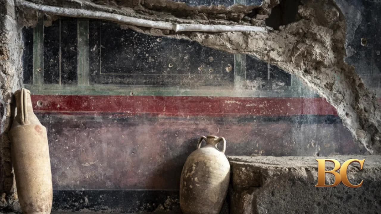 Pompeii excavation unearths private spa