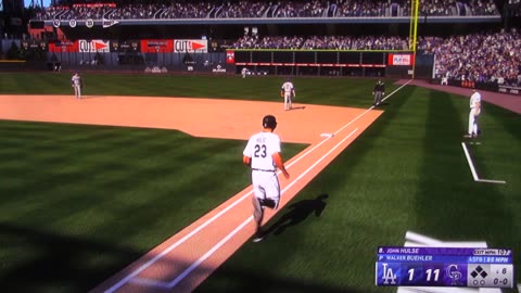 MLB The Show: Colorado Rockies vs Los Angeles Dodgers (S10 G2 Hulse 4 HRs)