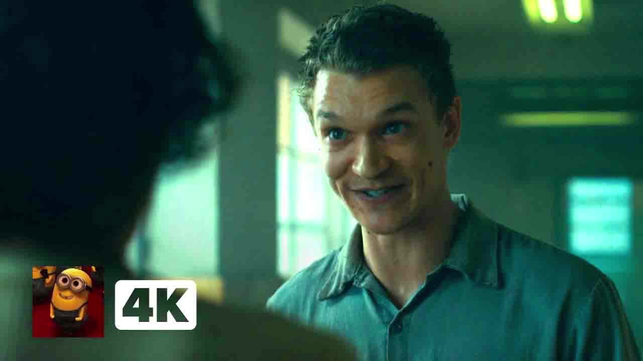 Joker: Folie à Deux (2024) 4K - Arthur Gets Stabbed In Prison Scene | Movieclips