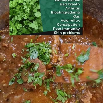 For extra flavor, garnish the dish with freshly chopped parsley