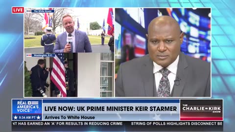 UK PRIME MINISTER ARRIVES AT WHITE HOUSE