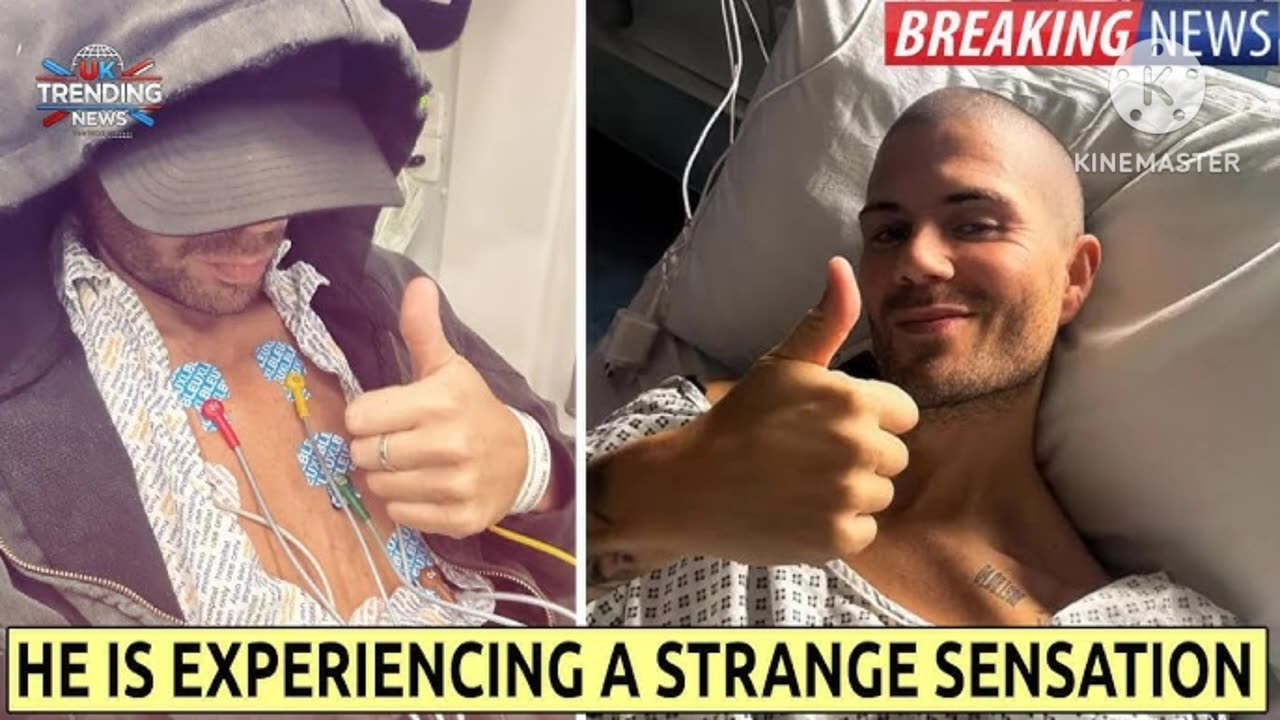 Max George going back to hospital after spotting strange sensation after surgery