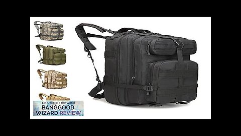 25-30L Outdoor Tactical Backpack Bag 600D Nylon Waterproof Camouflage Trekking Rucksack Review