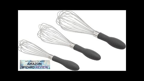 Amazon Basics Stainless Steel Wire Whisk Set 3-Piece Review