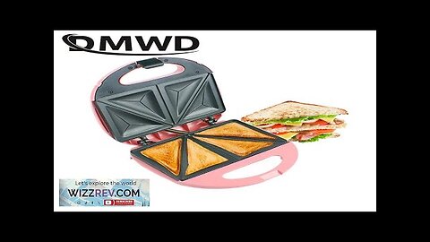 Electric Sandwich Maker Household MINI Bread Baking Pan Non-Stick Toast Grill Oven Review