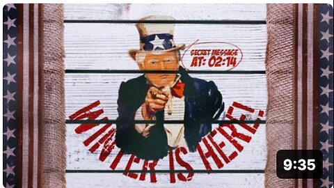 THEY DON'T WANT THIS OUT! WINTER IS HERE! PICK YOUR SIDE!