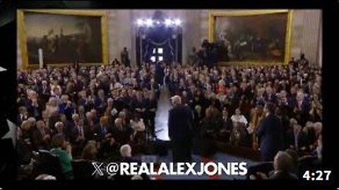 HE'S GOING TO FULL WAR: Trump Receives Standing Ovation From Entire Inauguration Audience