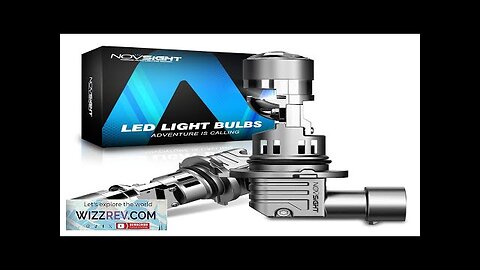 NovSight 2PCS 17000LM 60W LED Car Headlight Bulbs 6500K Bright White IP68 Review