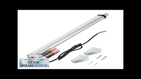 VEVOR Linear Actuator 12V 16 Inch High Load 330lbs/1500N Linear Actuator 0.19"/s Review