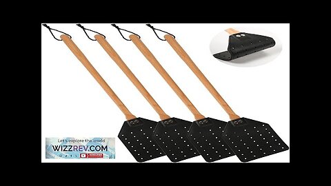 4pcs Fly Swatters Leather Flyswatter Manual Heavy Duty Fly Swatter with Long Review