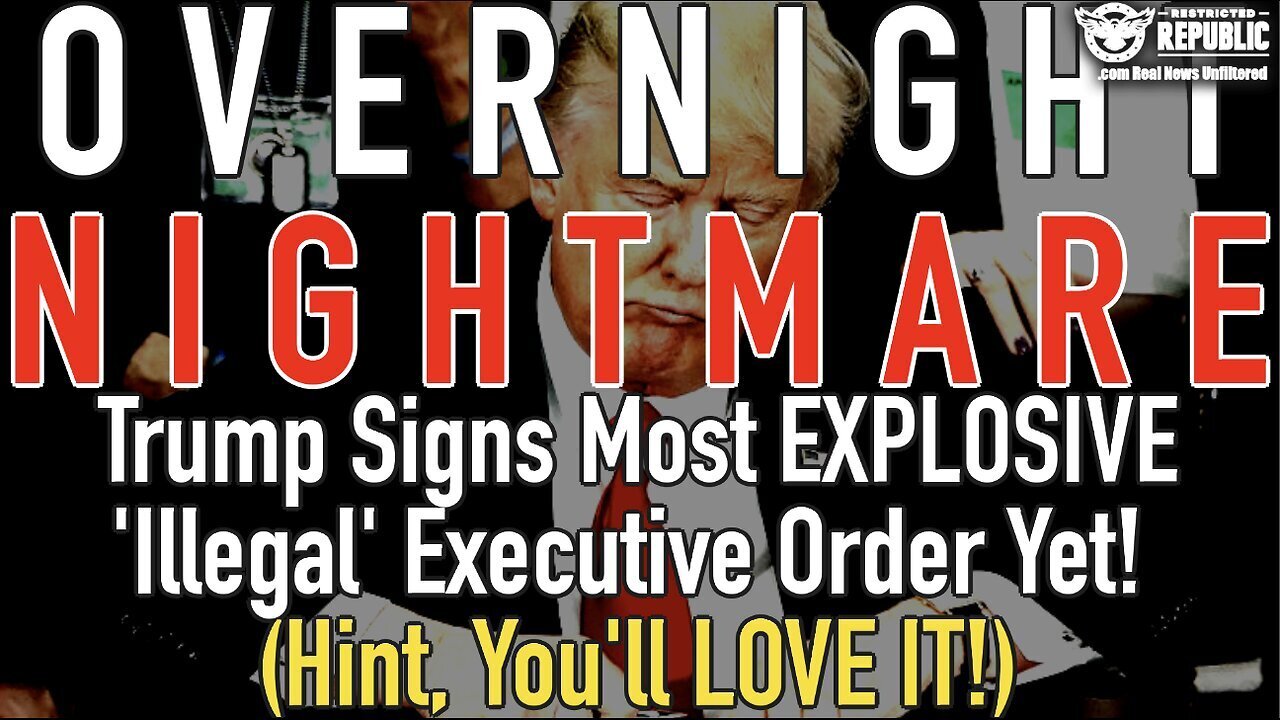 Overnight Shock! Trump Signs His Most Controversial Executive Order Yet – And You’ll Love It!