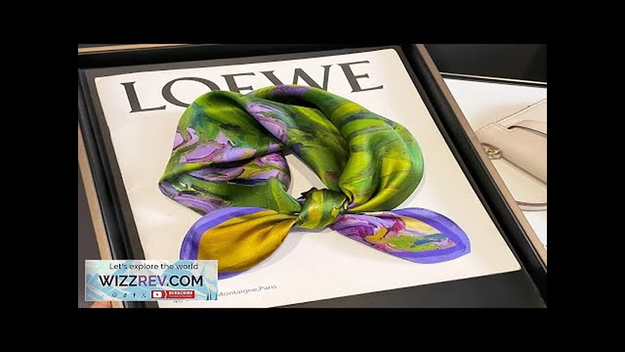 2023 Fashion 100% Real Silk Scarf 53cm Square Bandelet Women's Silk Temperament Review