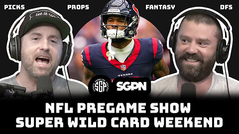 NFL Super Wild Card Weekend Pregame Show Saturday Edition: EXPERT Picks and Prop Bets