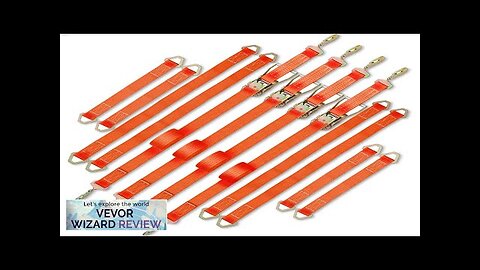 VEVOR Ratchet Tie Down Straps 2'' x 15.6' Heavy Duty Ratchet Straps Review