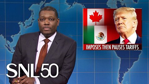 Weekend Update: Trump Causes Tariff Confusion, Elon Musk's SpaceX Starship Explodes - SNL