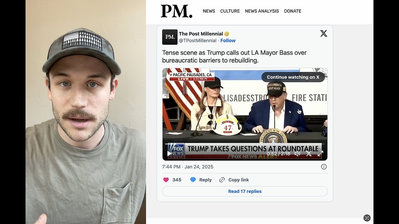 Trump SLAMS LA Mayor Bass Over REFUSAL to Let Residents Clean Their Lots