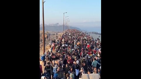 Returning To Their Homes In The North Gaza Strip