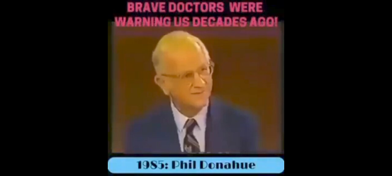 This was filmed in 1985 — the year before vaccines became liability free.
