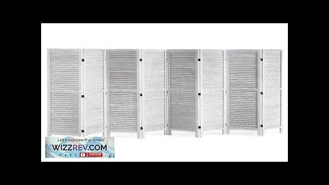 VEVOR Wood Room Divider 8 Panel Wood Folding Privacy Screen 66.9 Inches Review