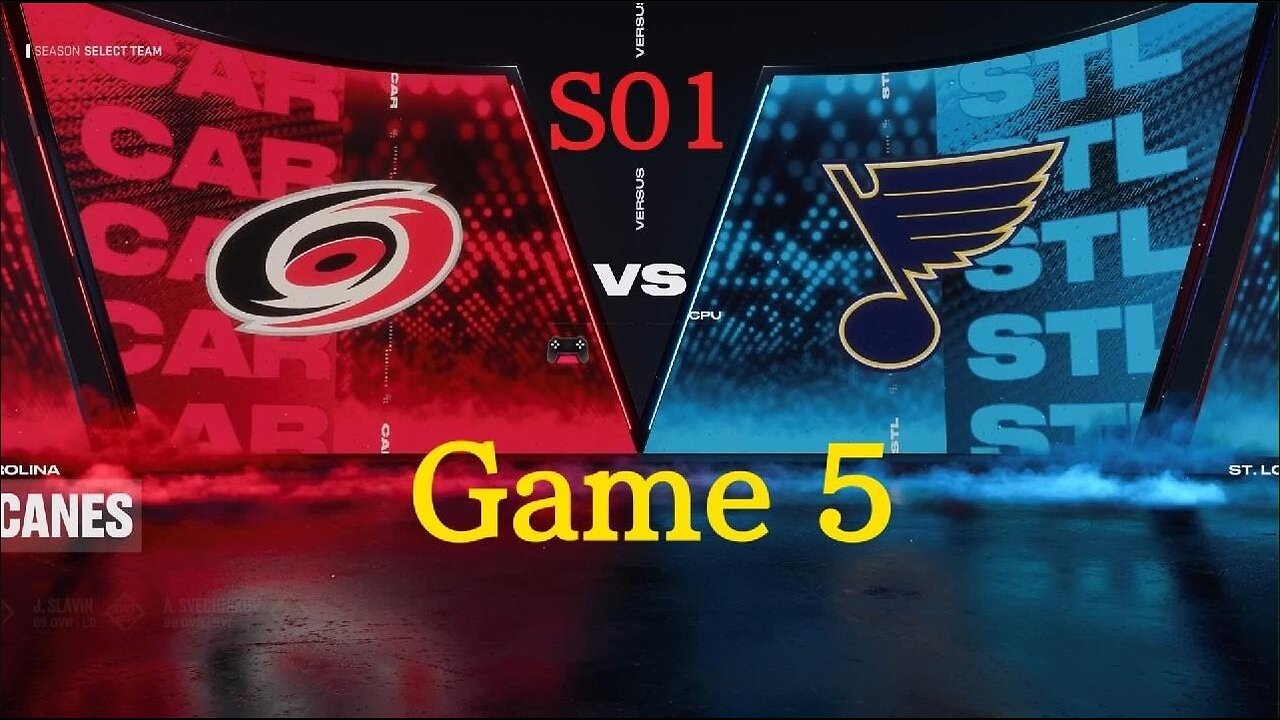 NHL 25 CAR vs STL Game 5