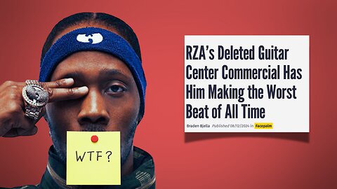 RZA's Guitar Center Disaster: When Hip-Hop Legends Fail - MAGA Can't Stop Laughing!