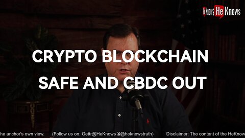 Crypto blockchain safe and CBDC out