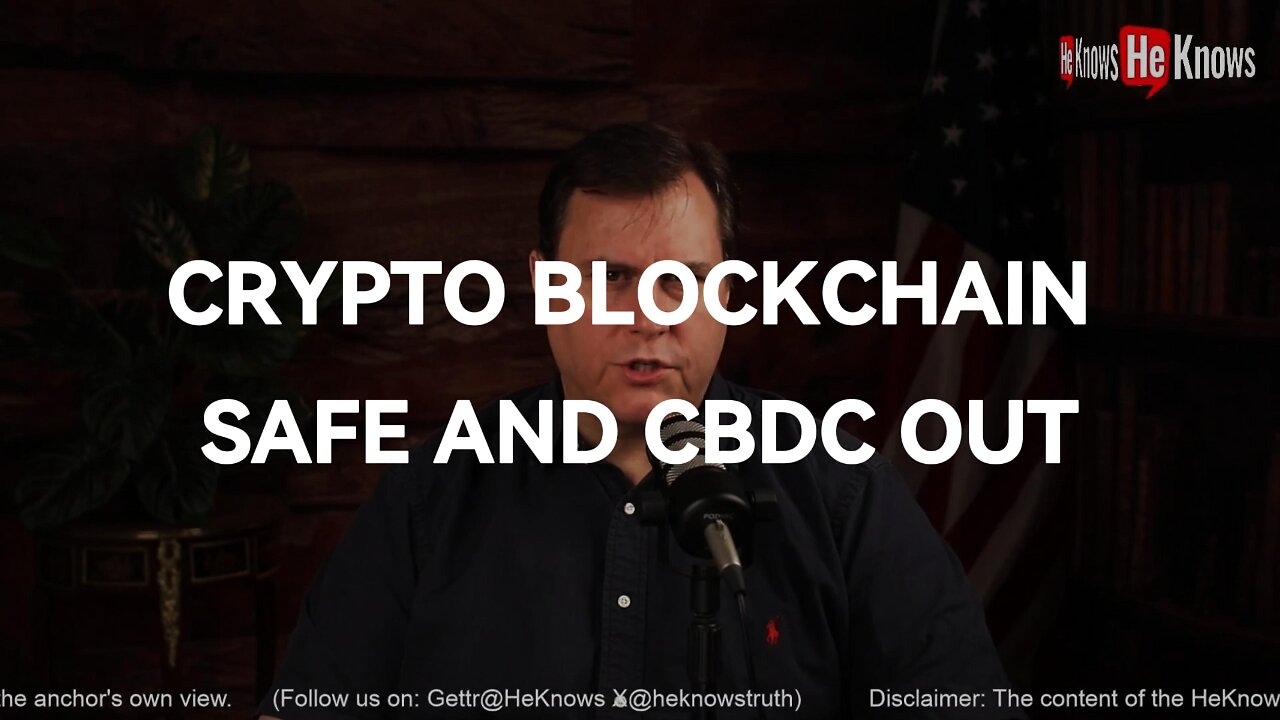 Crypto blockchain safe and CBDC out