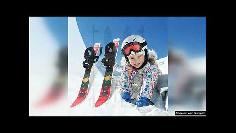 Kids Skiing Snowboard with Poles & Bindings Winter Sports Ski Board Professional Review