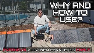 ENERNOVA Y-Branch Cable Review: Solar Connectors for 2 Panels, When And How To Use?