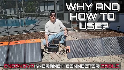 ENERNOVA Y-Branch Cable Review: Solar Connectors for 2 Panels, When And How To Use?