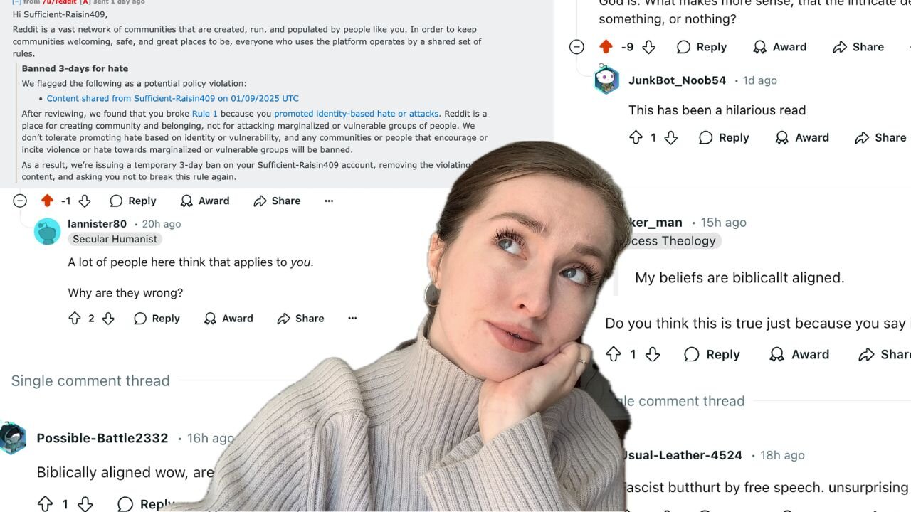 I Got Permanently Banned from r/Christianity