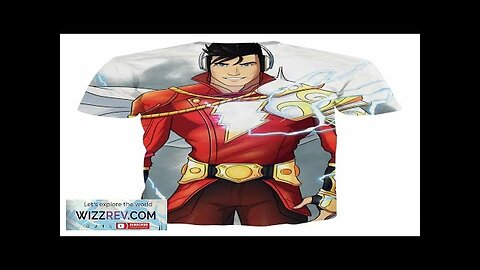 The Cool Captain Marvel Shazam With Left Arm Armor T-Shirt Review