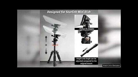 Portable Starlink Mini Tripod Mount Starlink Mounting Kit Starlink Pole Mount Review