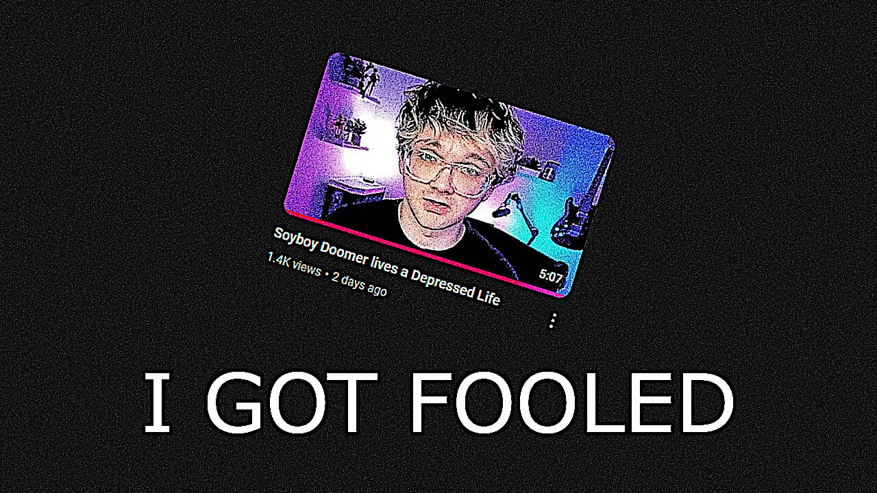 He's satire...