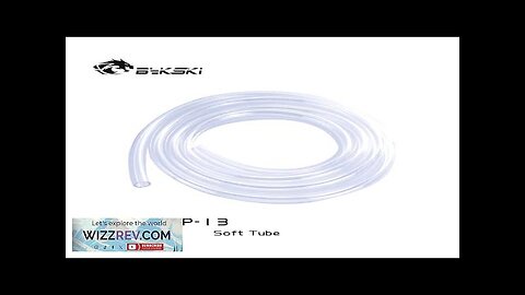 Bykski B-WP-13/B-WP-16/B-WP-19 pc water cooling hose pipe PVC 1meter Soft Tube 3/8"ID*1/2"OD Review