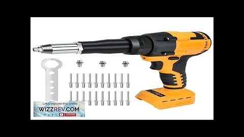 Brushless Electric Riveter Gun 2.4-4.8mm Rivet Cordless Riveting Tool Screwdriver Applicable Review