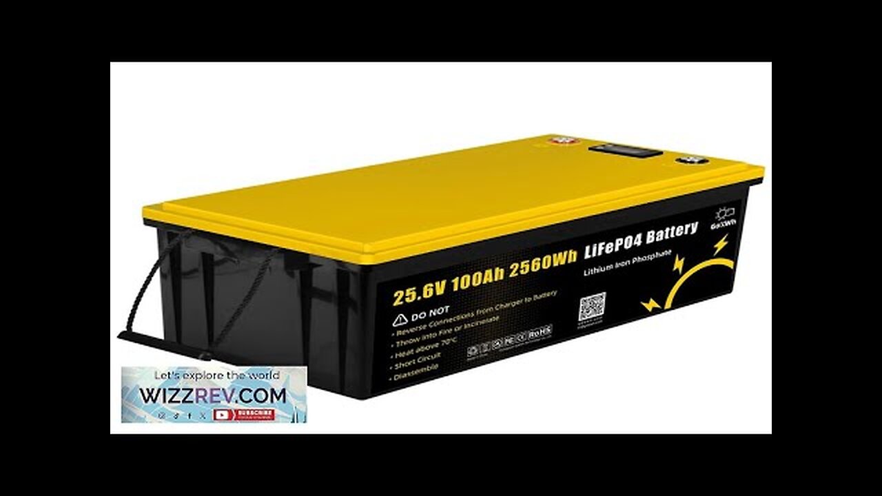 Gokwh 24V 100Ah with LCD Energy Storage Box Solar Lithium ion Lifepo4 Review