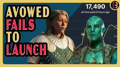 AVOWED Looks Like a Flop for OBSIDIAN | Weak Player Count and Mediocre Score
